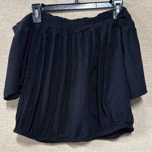 Arizona Jean Company Black Off the shoulder crop Top, XXL